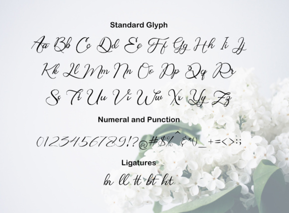 Bring Heart Font PNG with transparent background - Preview 1