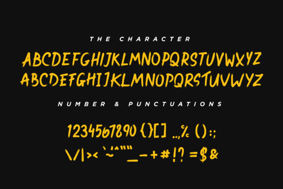 Brushiva Font - Preview 2
