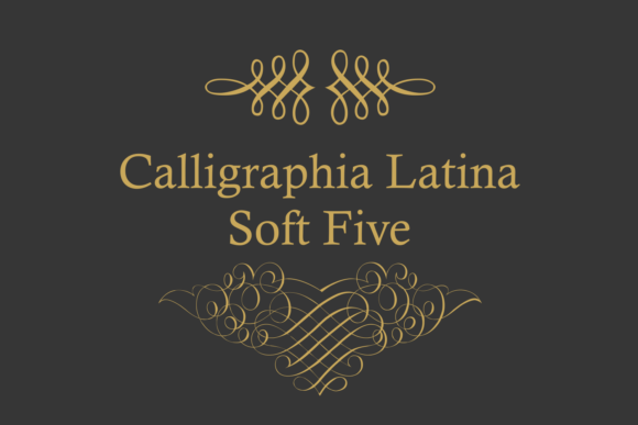 Calligraphia Latina Soft Five Font - Preview 2