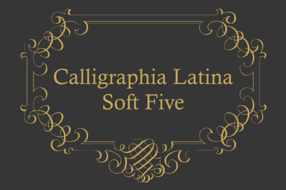 Calligraphia Latina Soft Five Font - Preview 3
