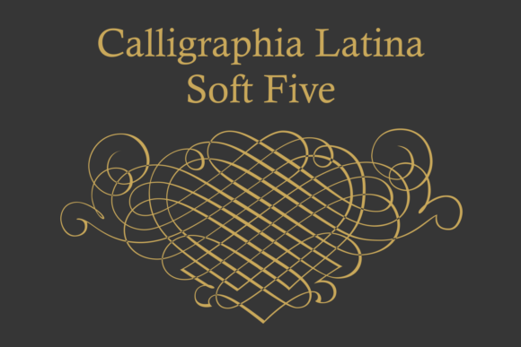 Calligraphia Latina Soft Five Font - Preview 4
