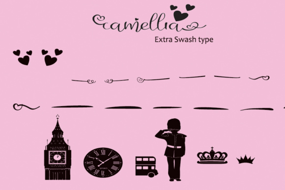 Camellia Font - Preview 3
