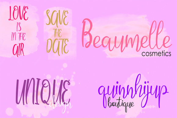 Camellia Font - Preview 5