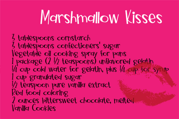 Canoodling Font - Preview 4