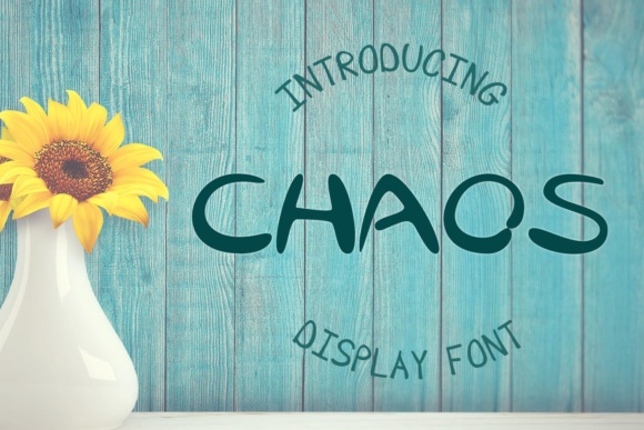 Chaos Font - Preview 3