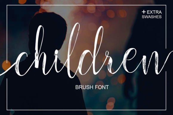 Children Font by Youngtype · Creative Fabrica font preview