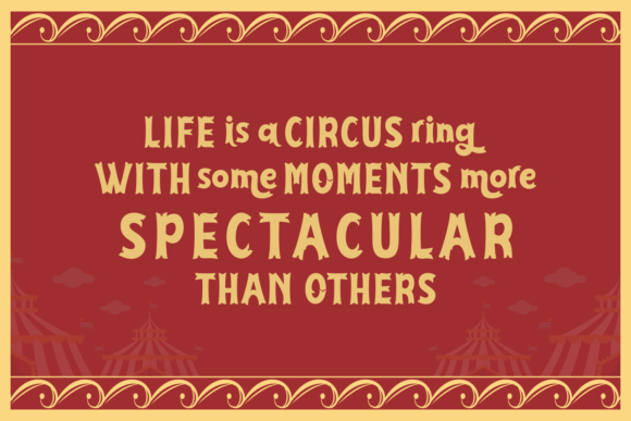 Cirquesa Font - Preview 1