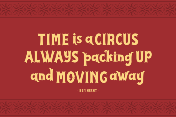 Cirquesa Font - Preview 2