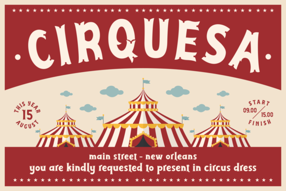 Cirquesa Font - Preview 3