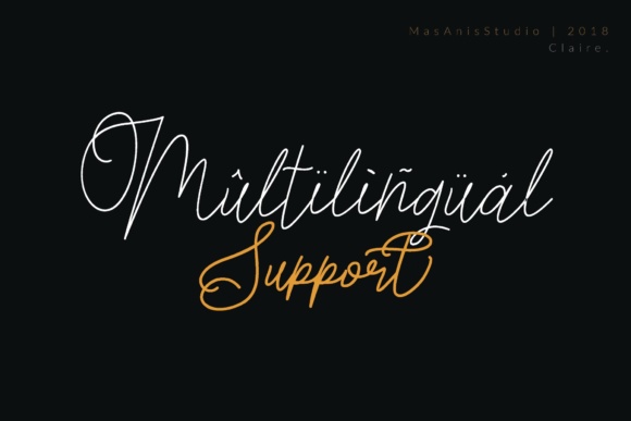 Claire Script Font - Preview 6