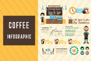 Preview of Coffee Shop Infographic Presentation Template food presentation template