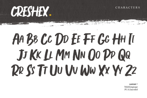 Creshex Font - Preview 3