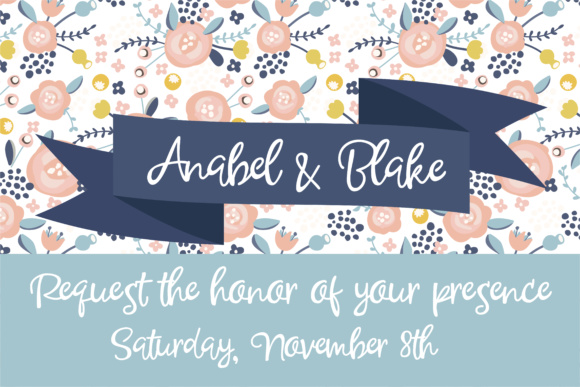 Destination Wedding Font - Preview 3