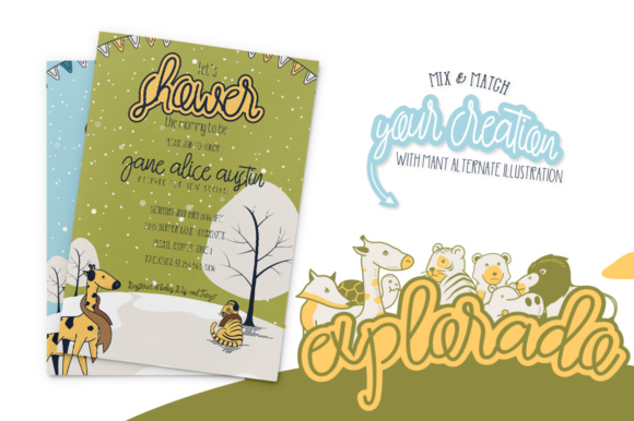 Explorado Font PNG with transparent background - Preview 1