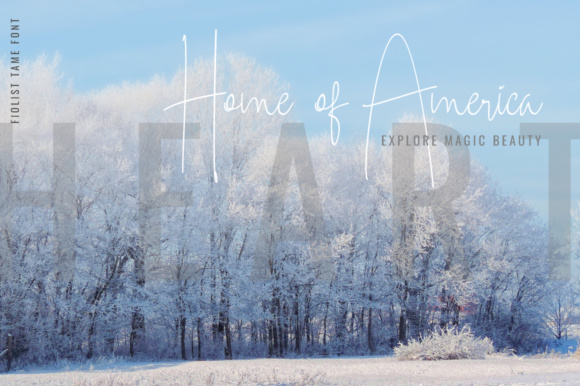 Fiolist Tame Font PNG with transparent background - Preview 1