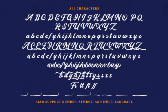 Flanders Script Font - Preview 3