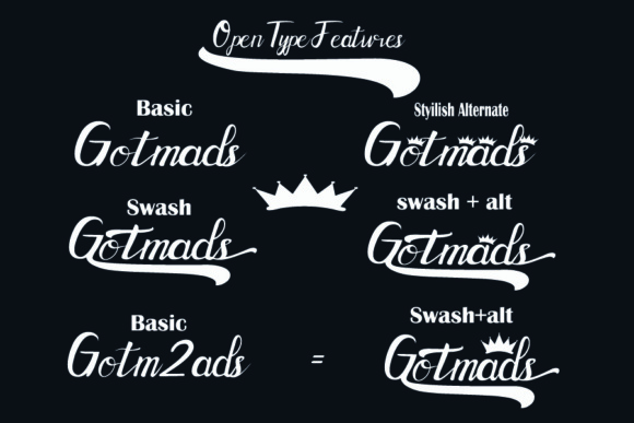 Gotmads Font PNG with transparent background - Preview 2