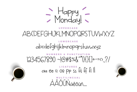Happy Monday Font - Preview 6