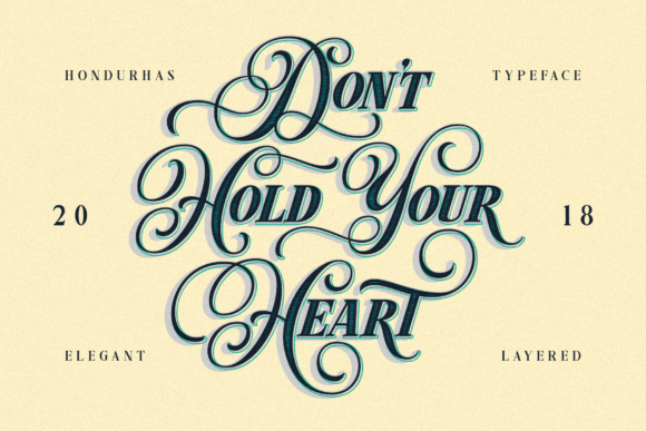 Hondurhas Font PNG with transparent background - Preview 3