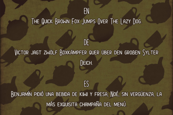 Im Spiegelland Font PNG with transparent background - Preview 1