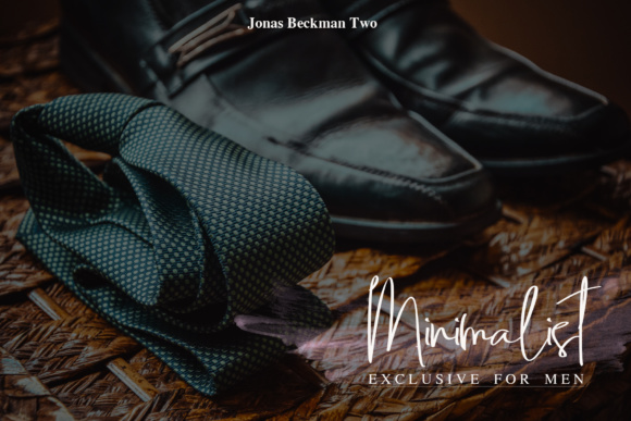 Jonas Beckman Font PNG with transparent background - Preview 2