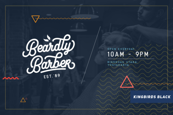 Kingbirds Script Font PNG with transparent background - Preview 6