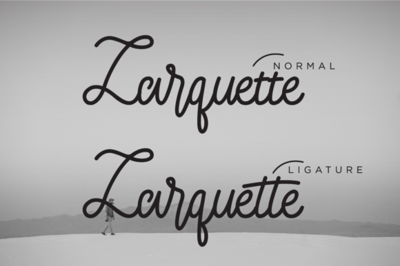 Larquette Font PNG with transparent background - Preview 4