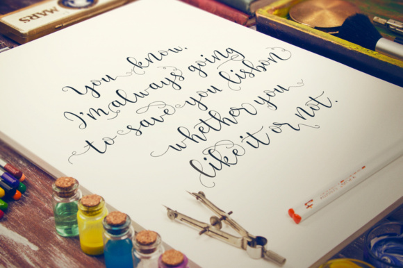 Lisbon Font PNG with transparent background - Preview 1