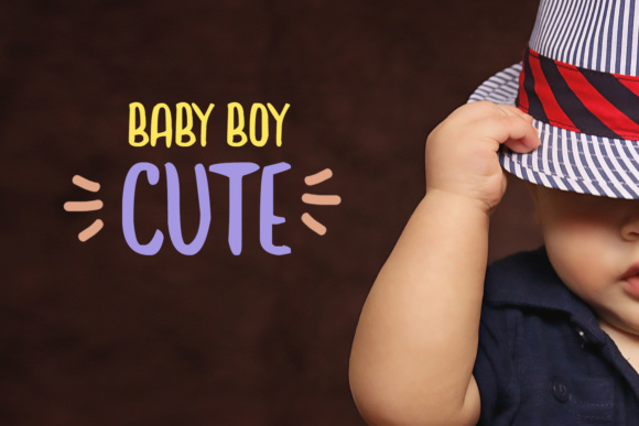 Little Boss Font PNG with transparent background - Preview 2