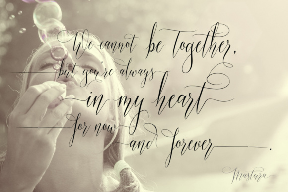 Mastura Font PNG with transparent background - Preview 1