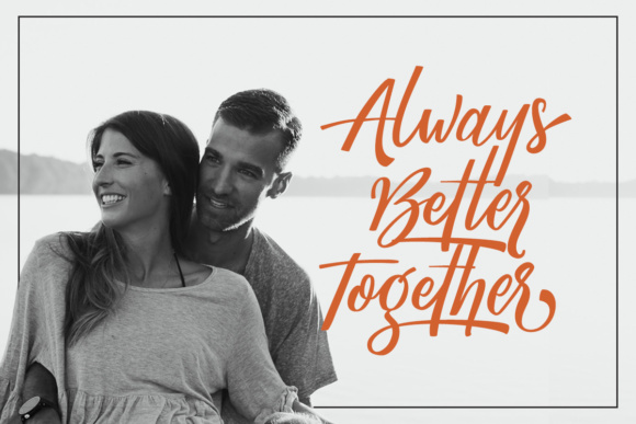 Megattor Script Font PNG with transparent background - Preview 1