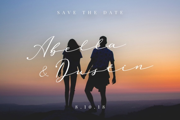 Melania Script Font PNG with transparent background - Preview 6