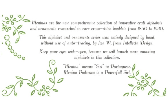Menina Poderosa Ornaments Font PNG with transparent background - Preview 3