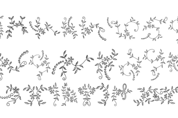 Menina Poderosa Ornaments Font PNG with transparent background - Preview 4
