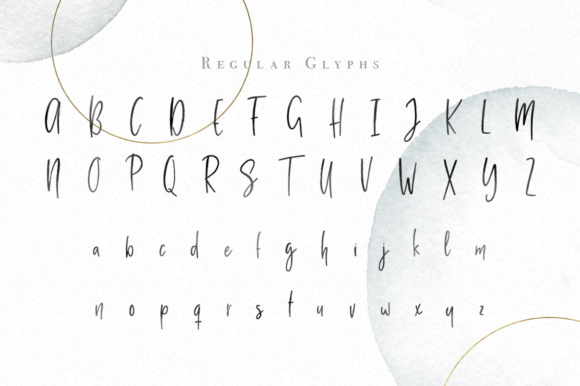 Milano Sky Script Font PNG with transparent background - Preview 2