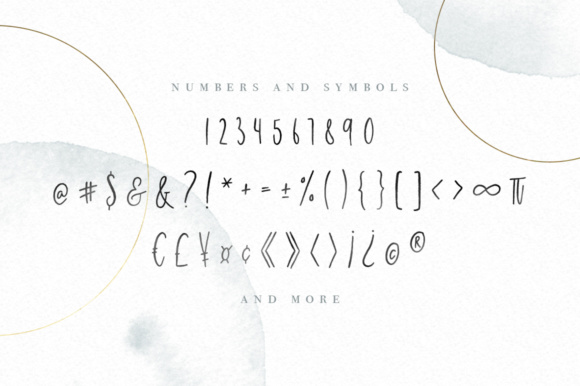 Milano Sky Script Font PNG with transparent background - Preview 4