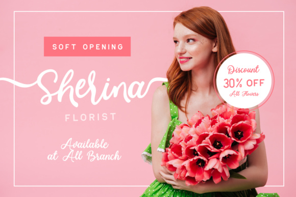 Modesta Script Font PNG with transparent background - Preview 2