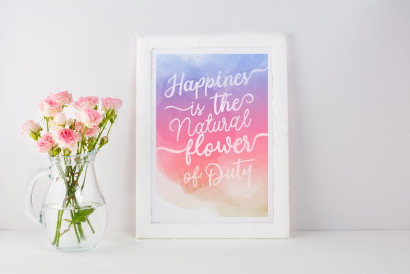 Modesta Script Font PNG with transparent background - Preview 3