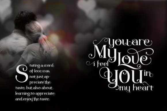 Novelia Font PNG with transparent background - Preview 1
