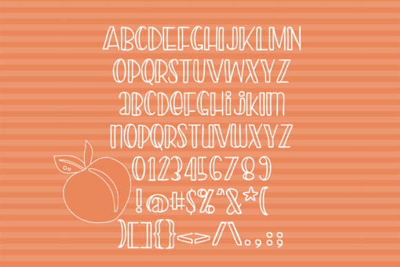 Peach Preserves Font font preview - 1