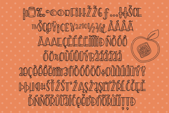 Peach Preserves Font font preview - 2