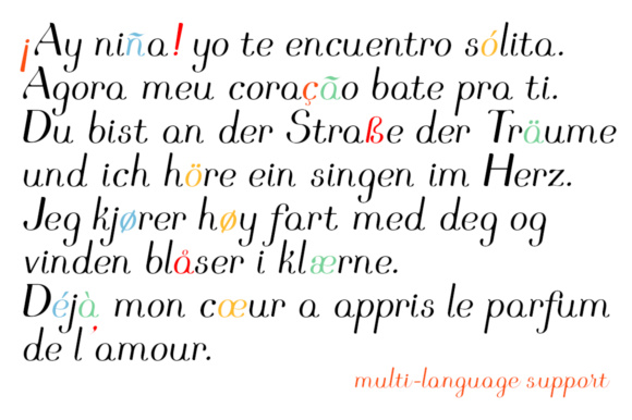 Pedrera Italic Font PNG with transparent background - Preview 1