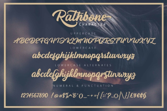 Rathbone Font PNG with transparent background - Preview 6