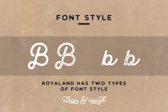 Royaland Font PNG with transparent background - Preview 1