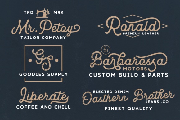 Royaland Font PNG with transparent background - Preview 2