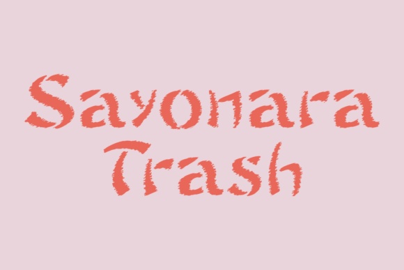 Sayonara Family Font PNG with transparent background - Preview 2