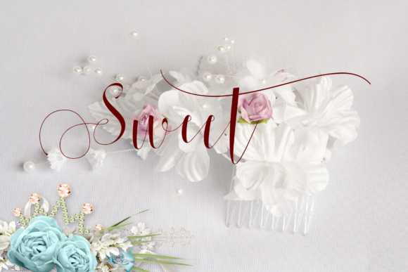 Setangkai Script Font PNG with transparent background - Preview 1