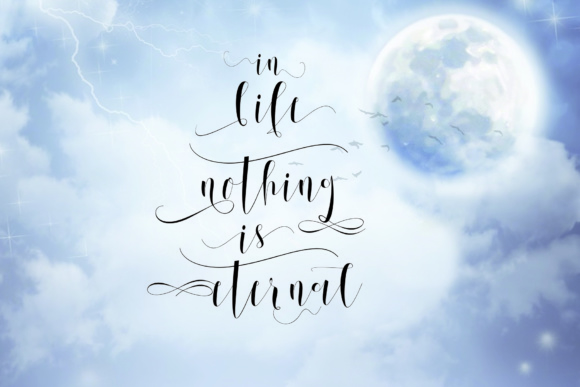 Setangkai Script Font PNG with transparent background - Preview 6