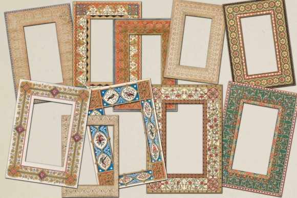 Vintage Photo Frames Clipart