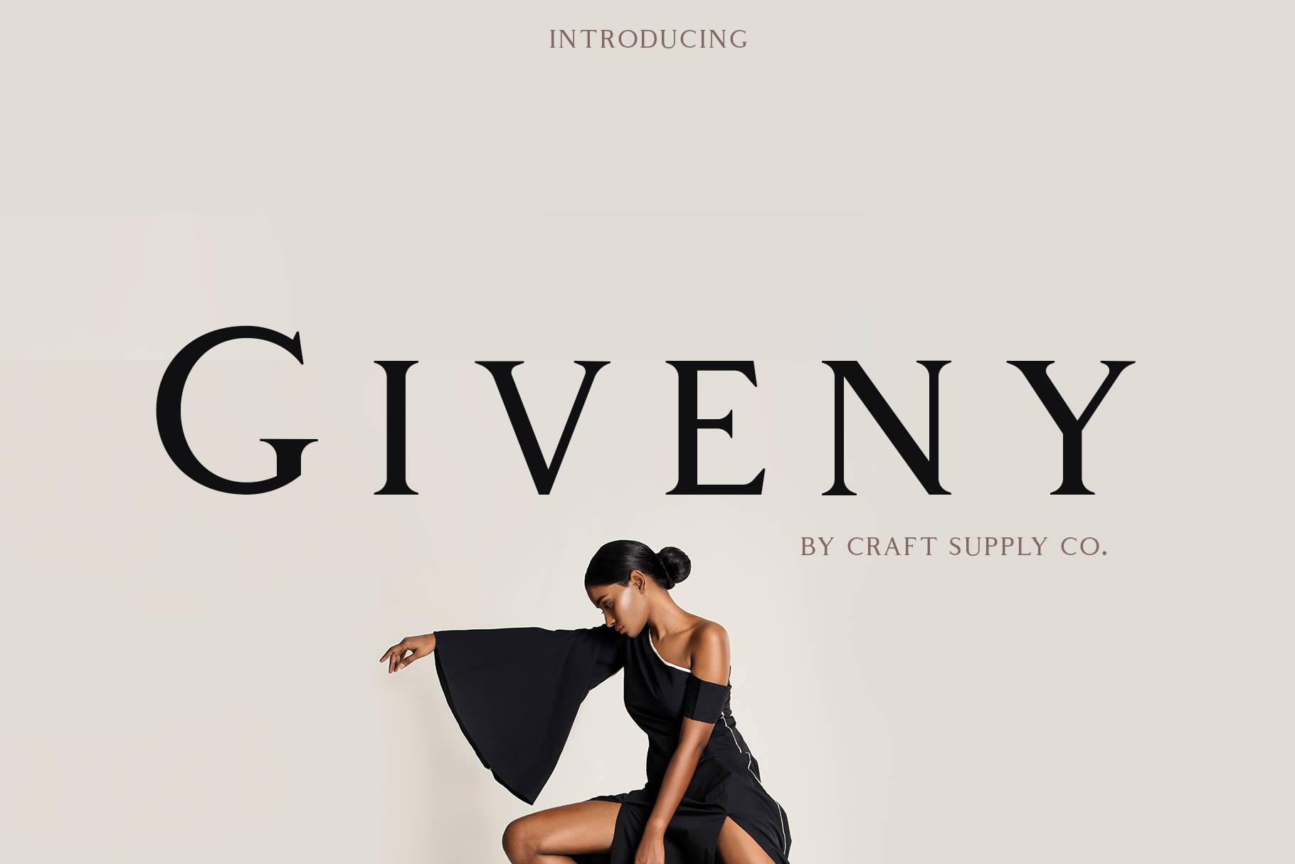 Giveny — transitional classy business serif
